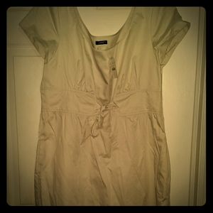 JCREW Khaki Cinch Waist Dress
